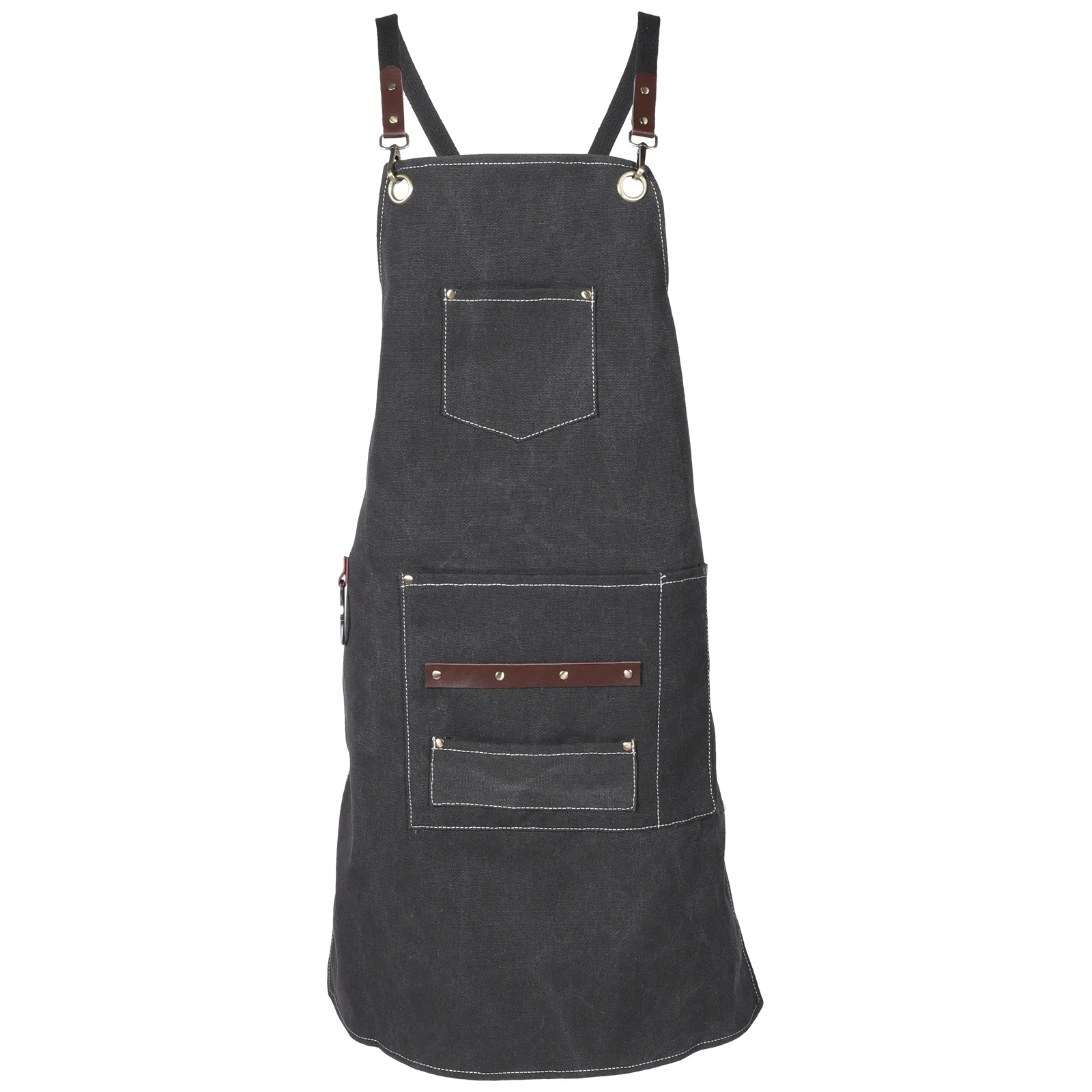 

Apron Apronsstylist Hair Bib Shop Salon Barber Black Coffeecooking Waist Adjustable Chef Work Canvas Woodworking Hairstylist