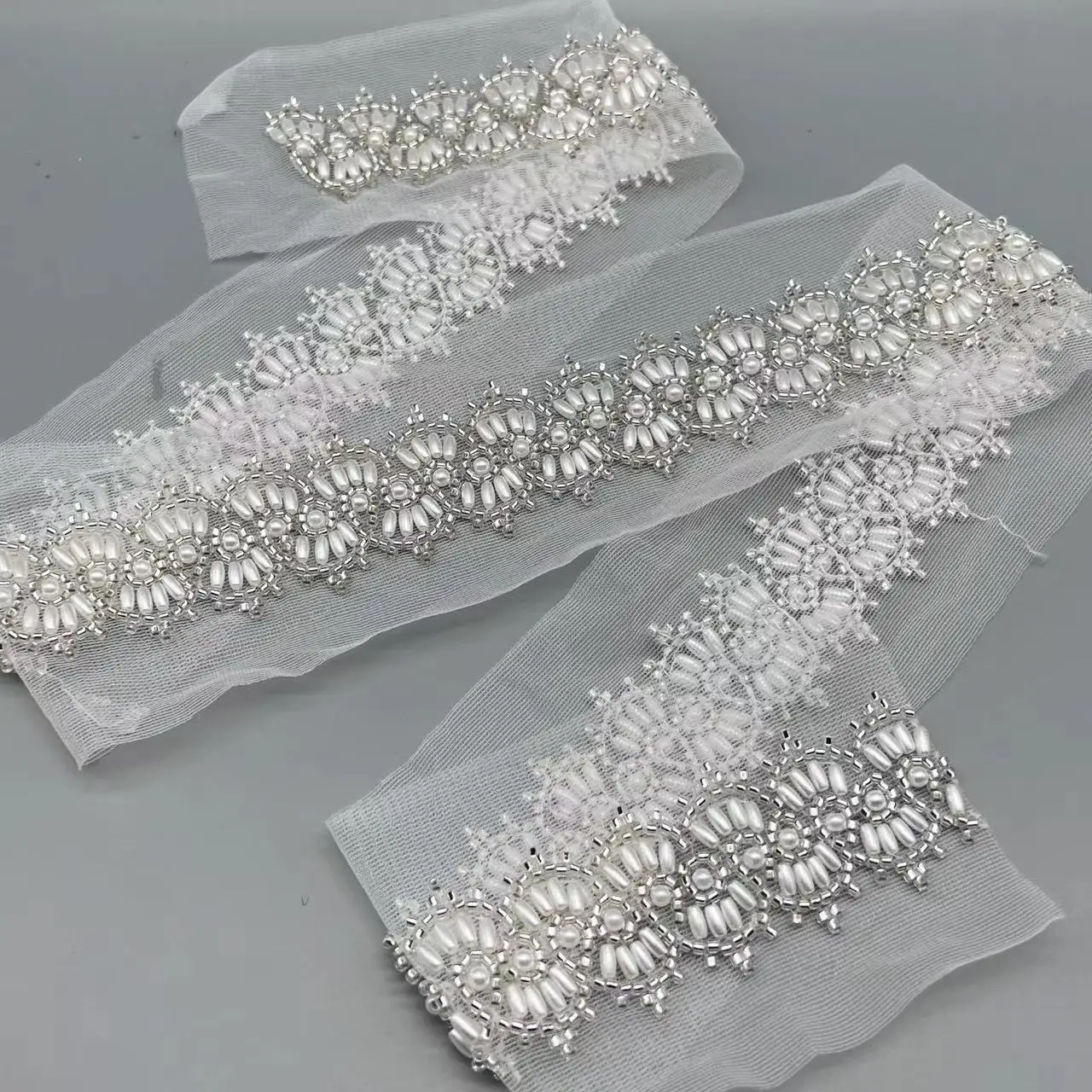 Черно-белые бусины для ногтей кружево сверхмощный жемчуг искусственный материал