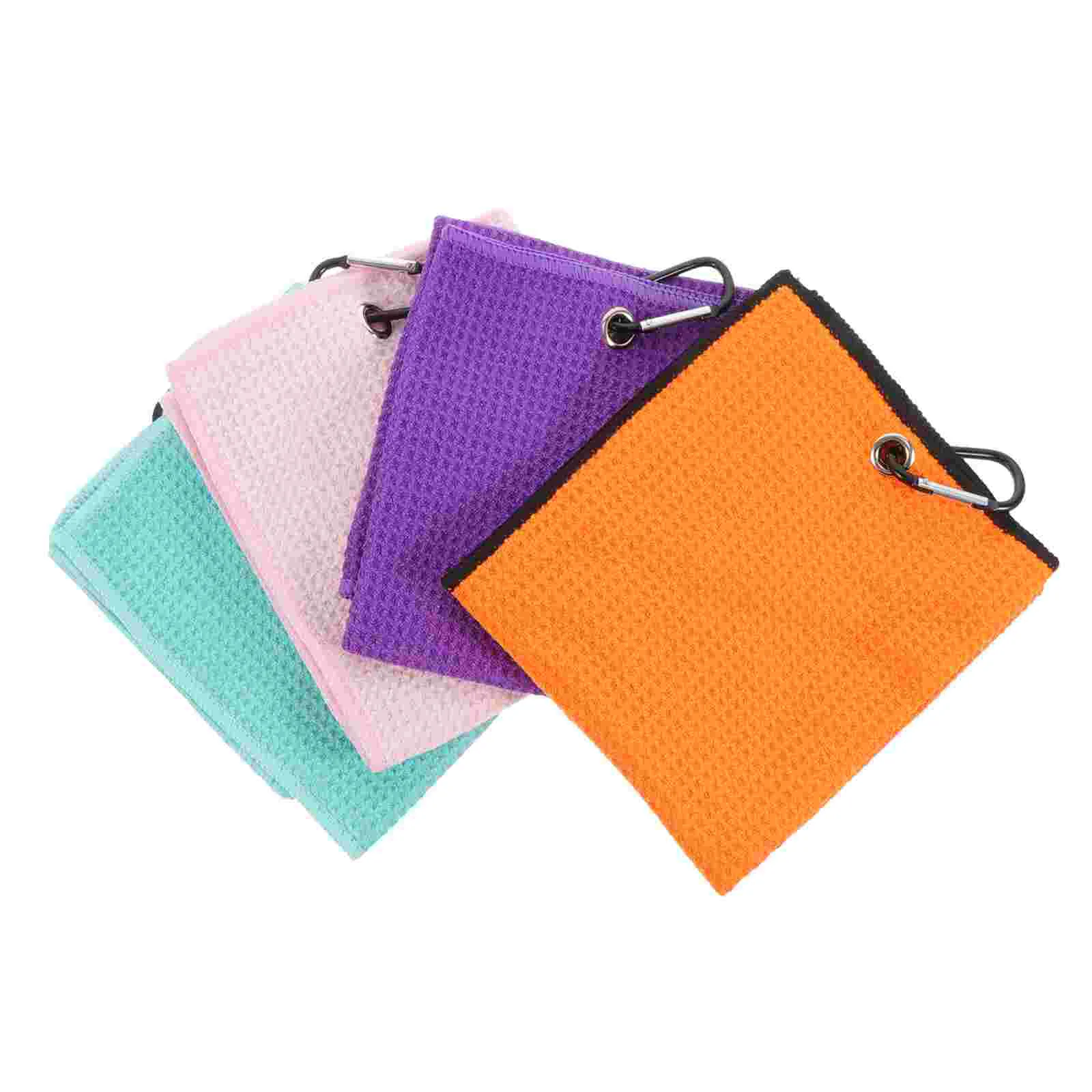 

4Pcs Professional Wet Towels Polyester Dry Towels Breathable Golfing Towels