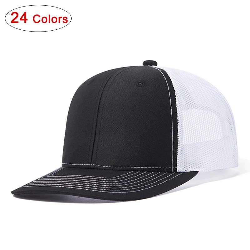 

Branded Mesh Trucker Cap Men Women Summer Baseball Caps Breathable Outdoor Streetwear Hat Hip Hop Bone Snapback Caps Adjustable