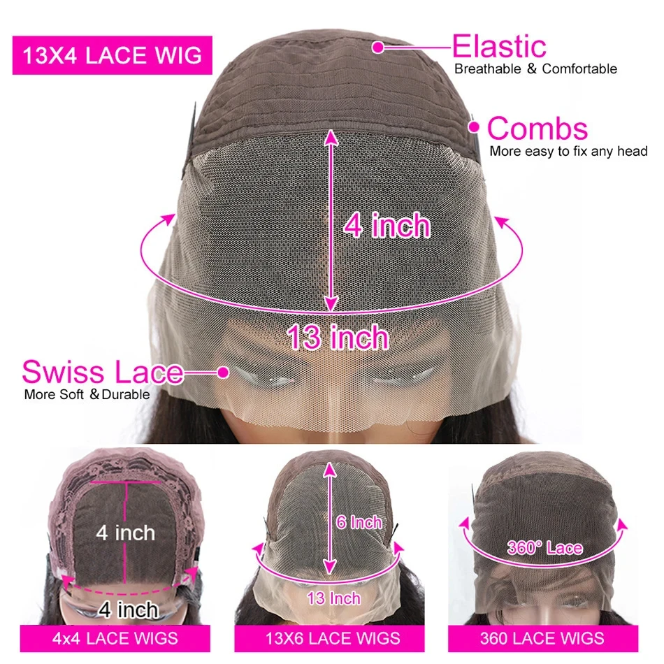 Парик на сетке спереди 13x 4 предварительно выщипанные 100% человеческие волосы 613