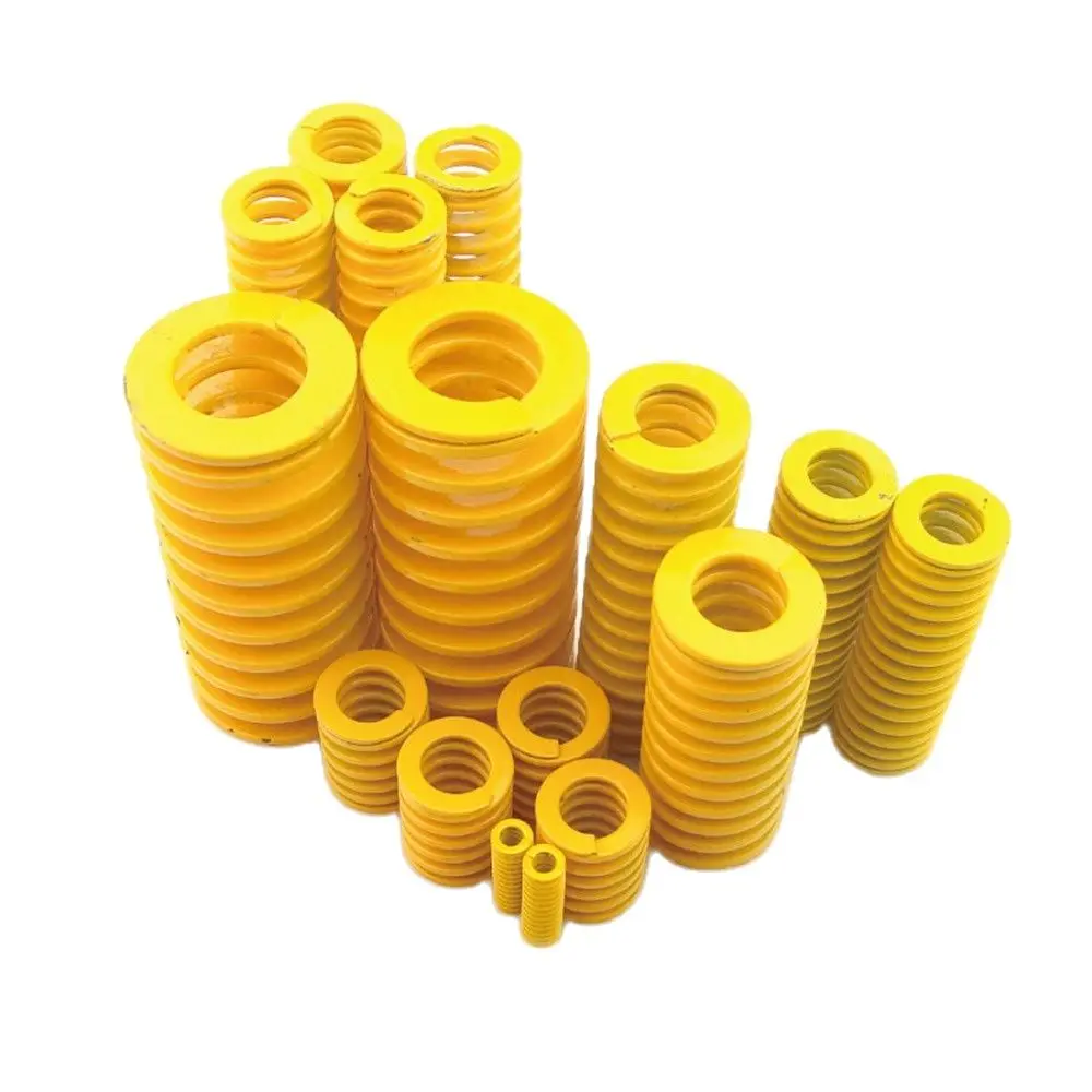 

5pcs Yellow Mould Die Spring Steel Compression Springs Light Load Non-corrosive Springs 8*4*30mm