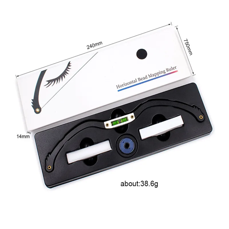 2 шт./10 шт. микроблейдинг Перманентный макияж лук и Стрелка линейка черная мерная