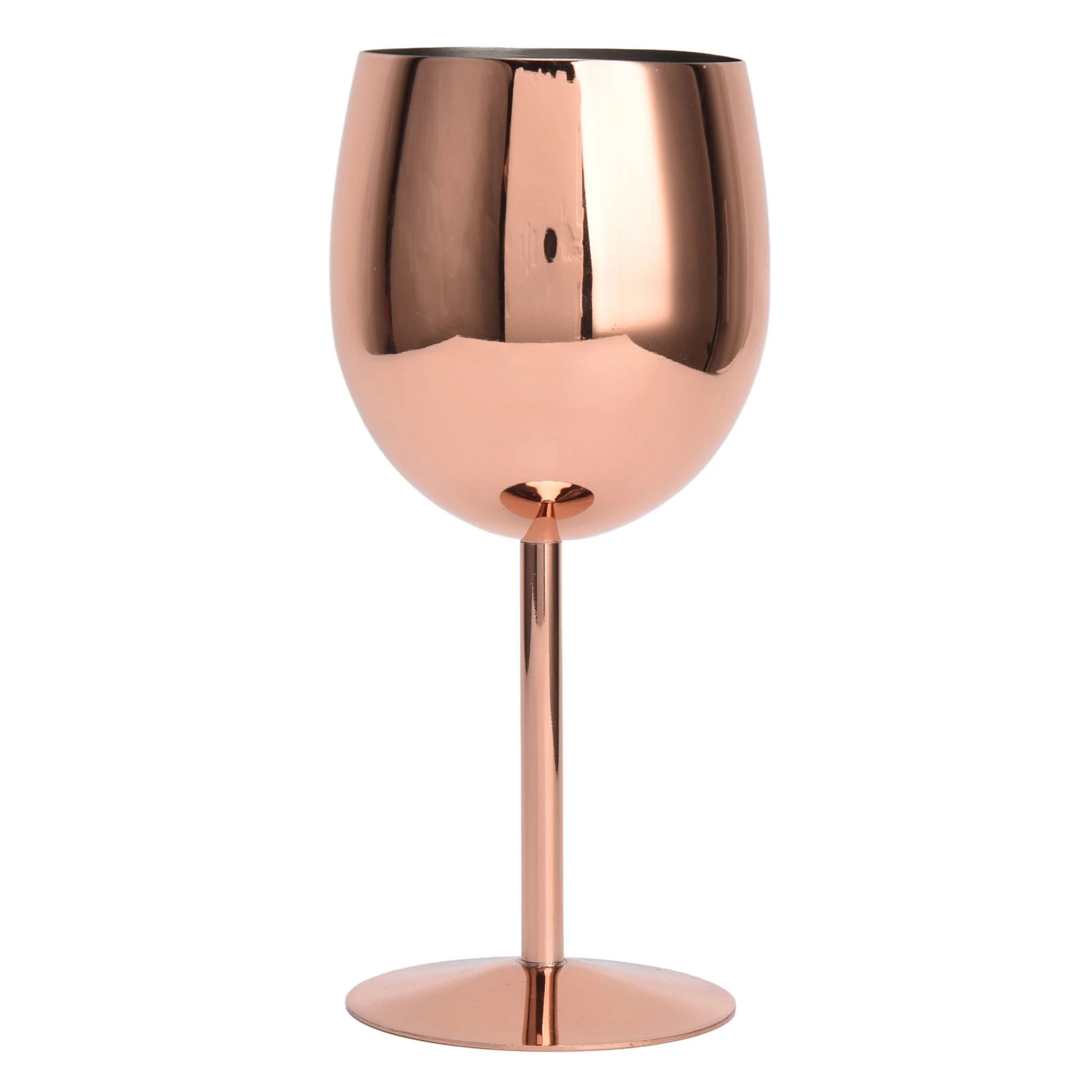 

350ml Red Wine Glass Stainless Steel Goblet Titanize Cocktail Champagne Glass for Kitchen Party Bar