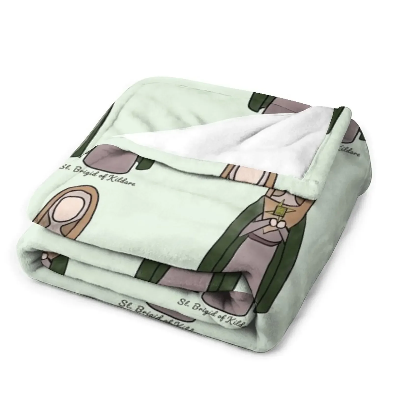 Декоративное одеяло из фланелевой ткани St. Brigid of kilосе летние мягкие одеяла