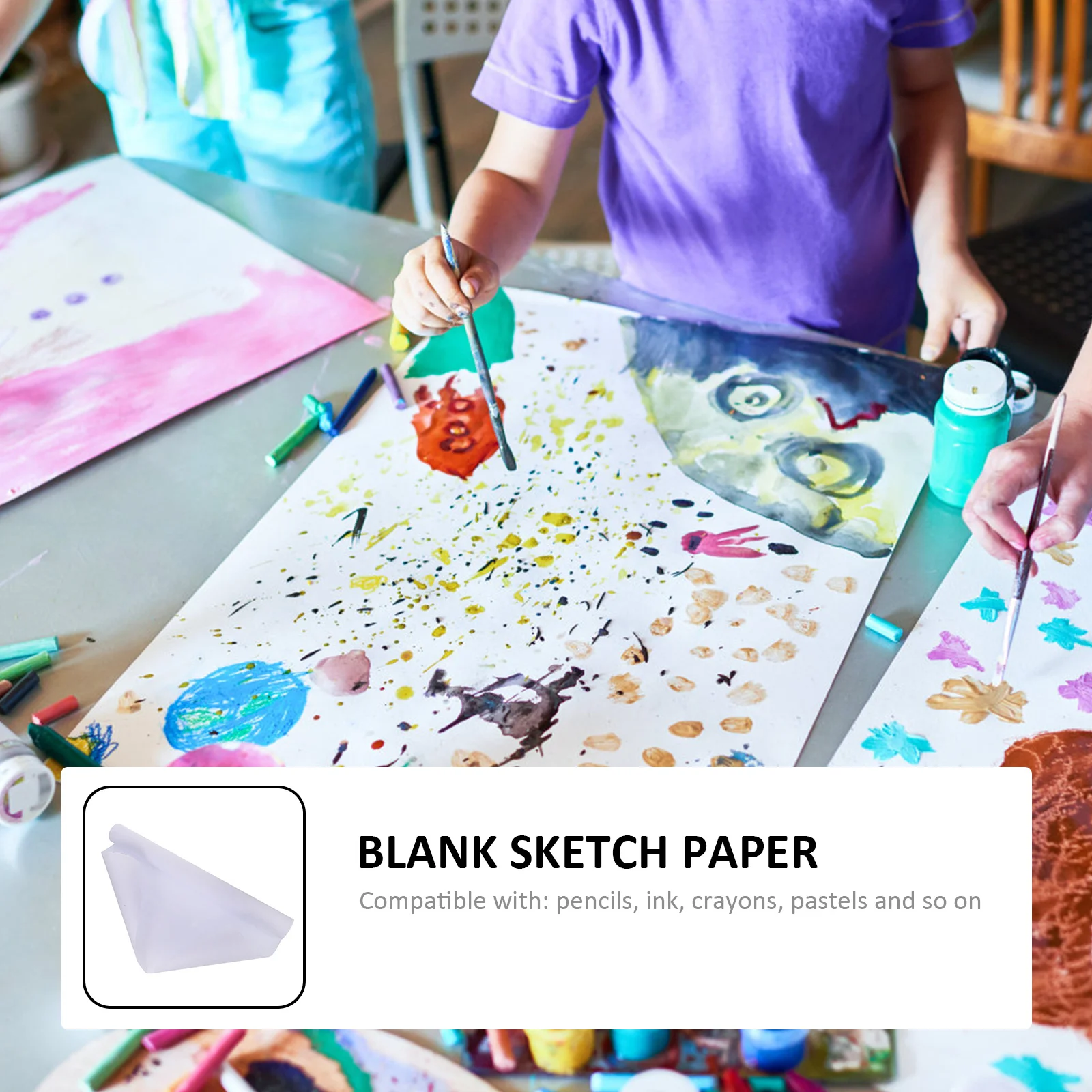 

2 Rolls Paper Rolls Replacement for Kid's Gifts Wrapping Paper