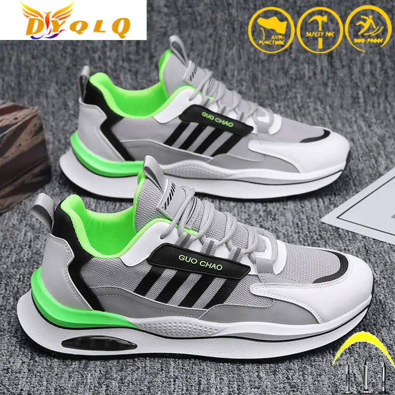 

2022 New Breathable Lightweight Work Shoes Comfortable Soft Safety Shoes European Standard Safety Shoes Sports J&m