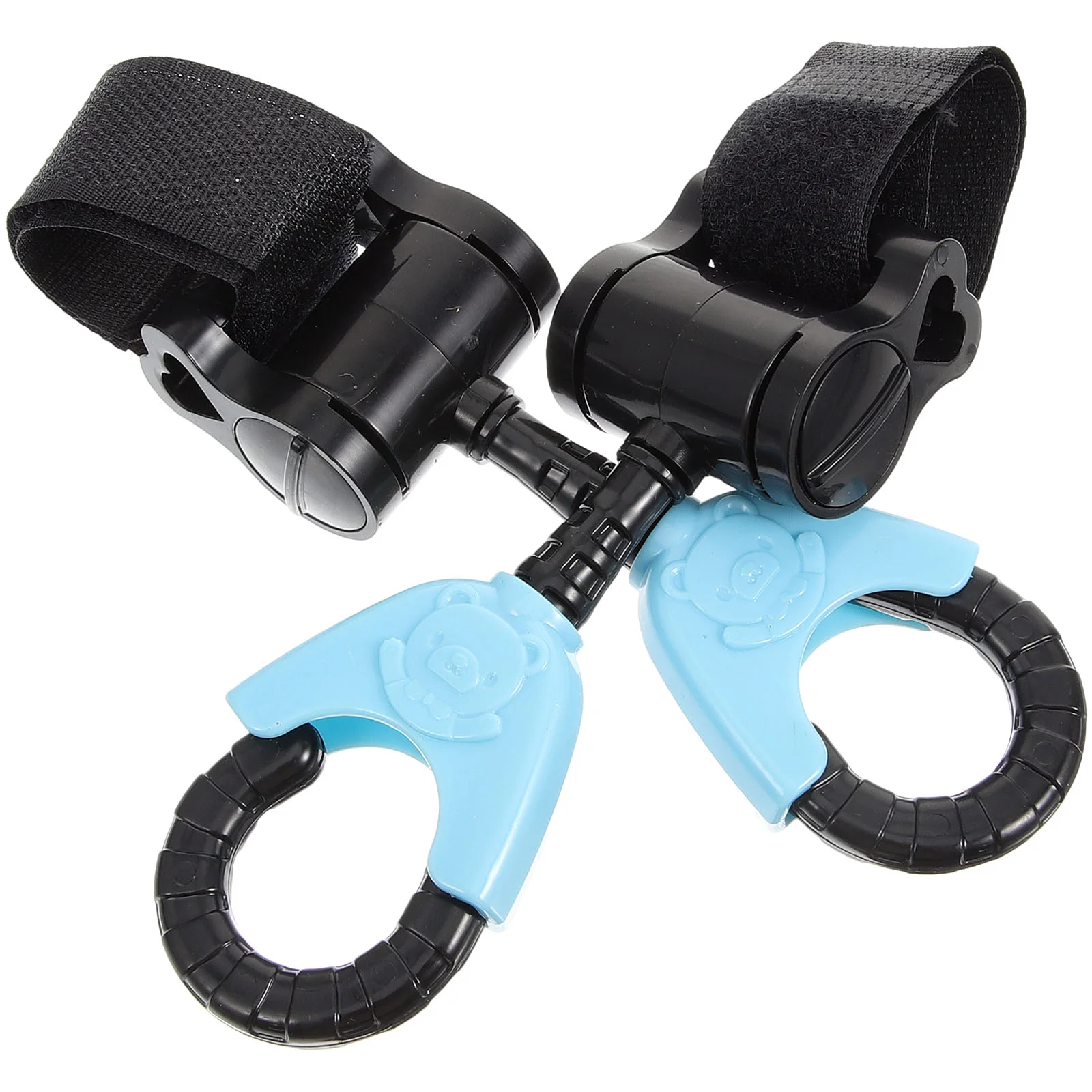 

2 Pcs Hooks Baby Stroller Rotating Hanging Bag Universal Shopping Electric Car Diaper Clip