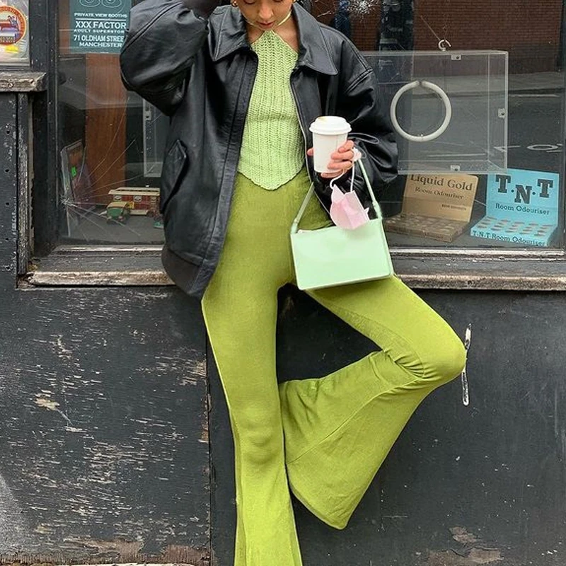 Кроп-Топ вязаный крючком с асимметричным подолом сексуальный жилет запахом на