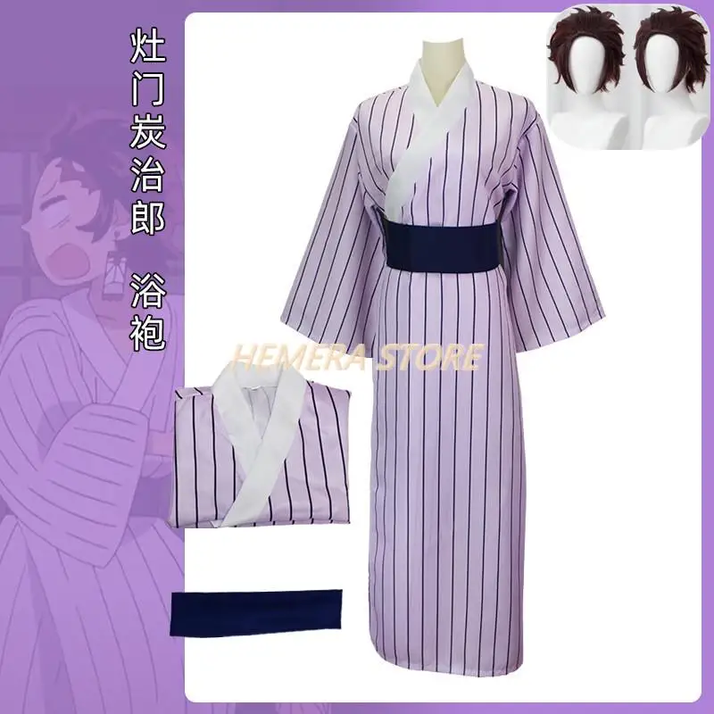 

Demon Slayer: Kimetsu no Yaiba Cosplay Tamayo Yushirou Hashibira Inosuke Akaza Ayaki Rui Kimono Costume Halloween Party Kimonos