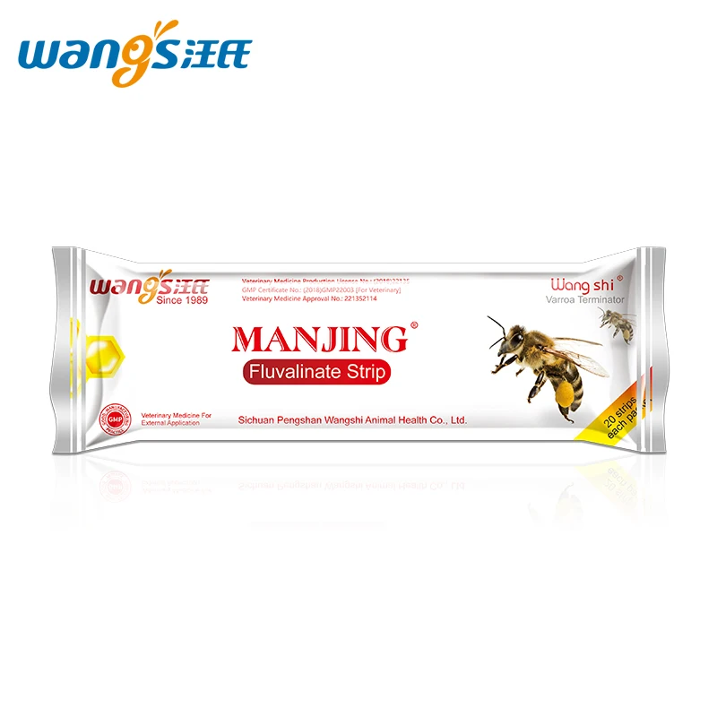 

Wangshi Manjing 20 Strips Flumethrin Strips Bee Varroa Mite Killer Beekeeping Apicultura Bee Medicine Anti Bee Mites Treatment