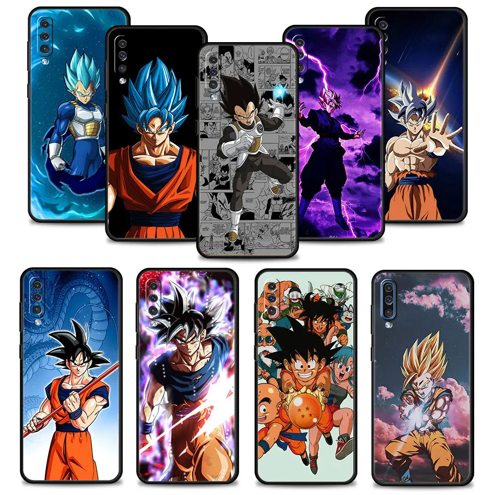 

For Samsung Galaxy A40 A10 A20s A50 A30 A70 A10s A20e Note 20 Ultra 10 A01 M31 Dragon Ball Vegeta IV Goku Phone Case Style