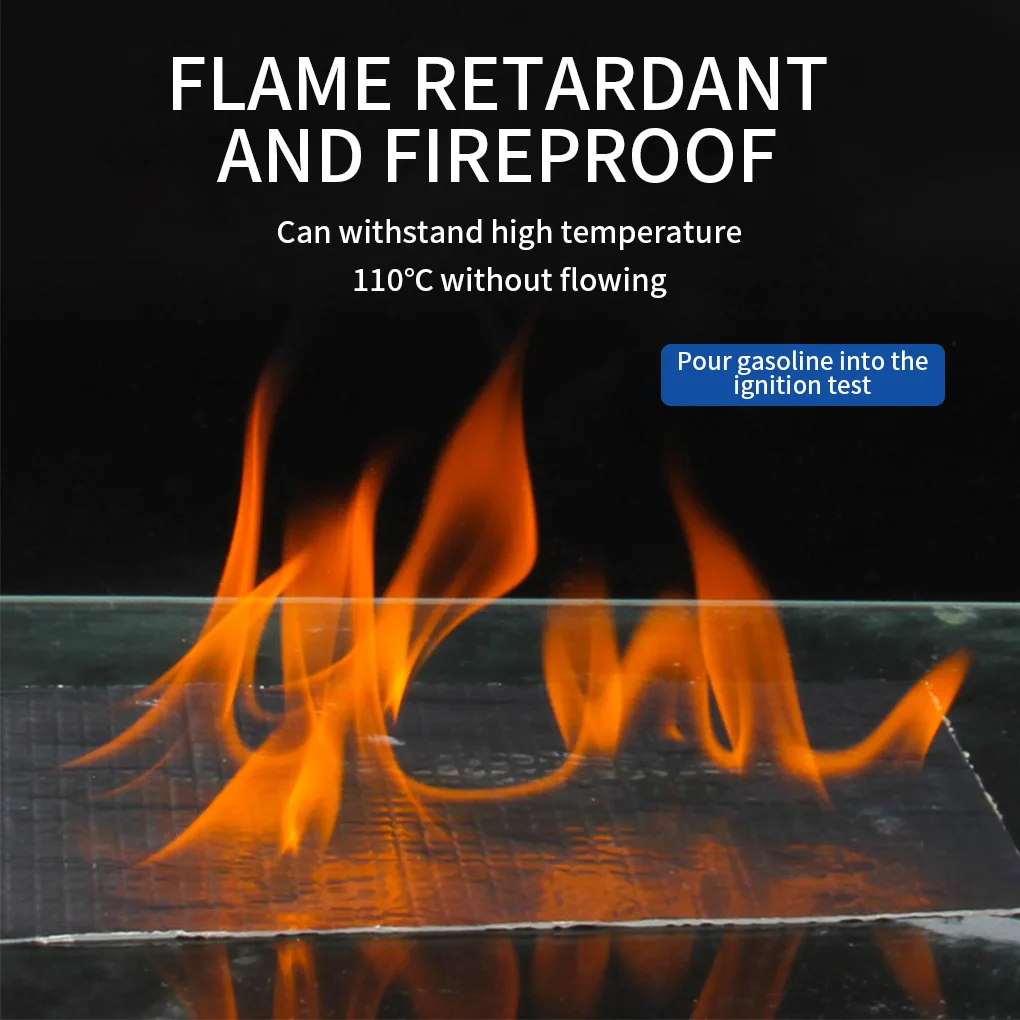 Алюминиевая фольга Бутилкаучуковая самоклеящаяся лента устойчивая к высоким