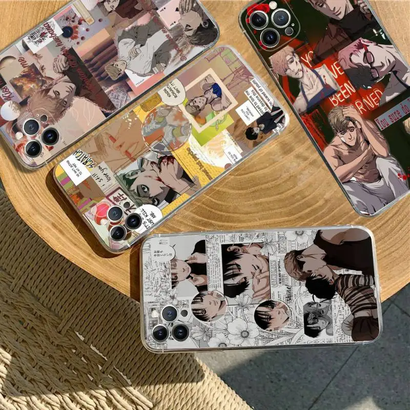 

Bandai Killings Stalking Anime Phone Case for iPhone 11 12 13 mini pro XS MAX 8 7 6 6S Plus X 5S SE 2020 XR cover