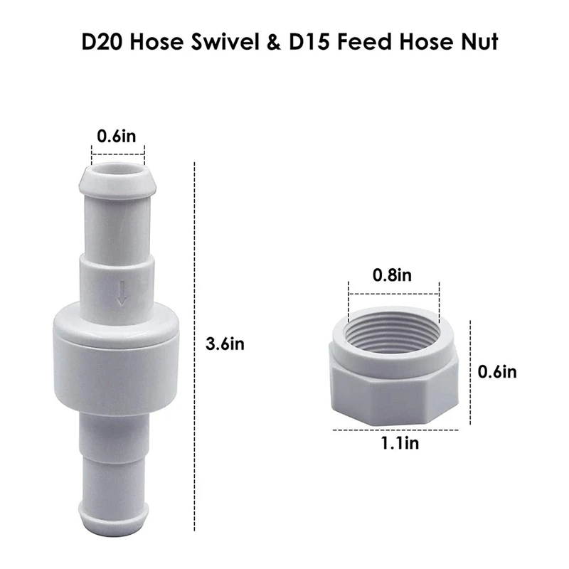 Улучшенные запасные части G52 для очистителя бассейна белые и черные