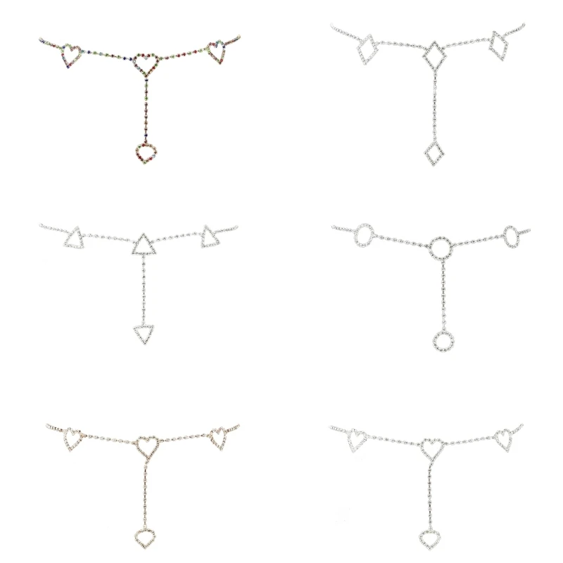 

Body Chain Silver Gold Waist Chain with Tassel Party Night Club Shinning Jewelry