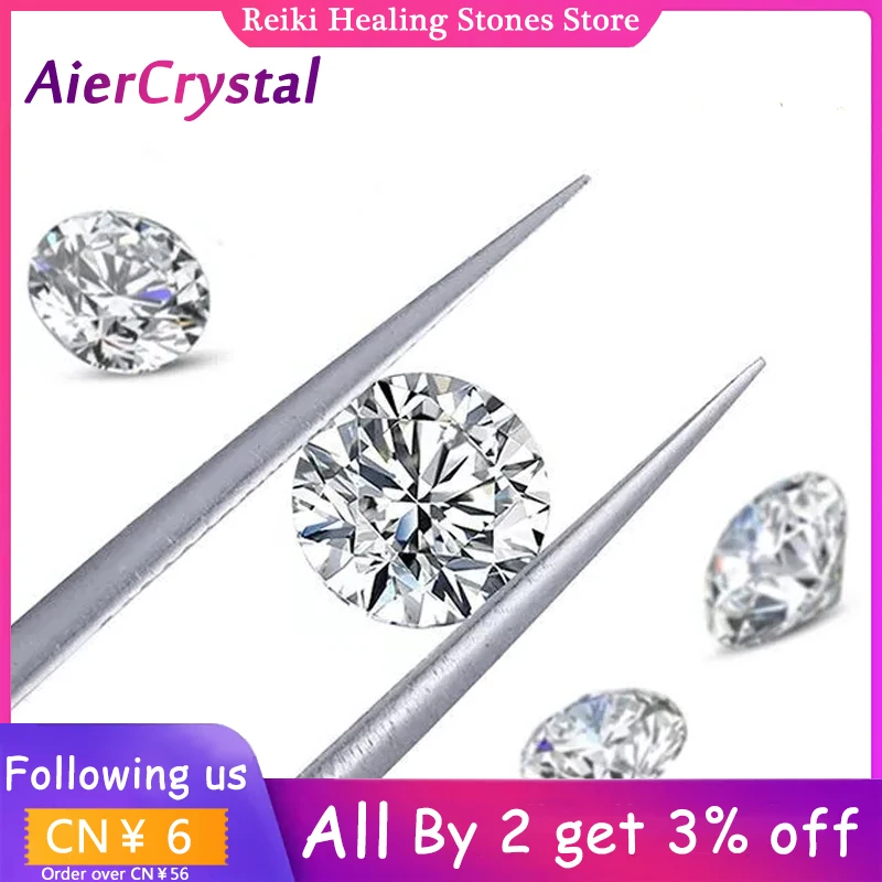 

Small Size 1.2mm 10PCS Zircon Gems Beads Round White Cubic Zirconia Stones Brilliant Cut Loose DIY Making earrings Stud Jewelry