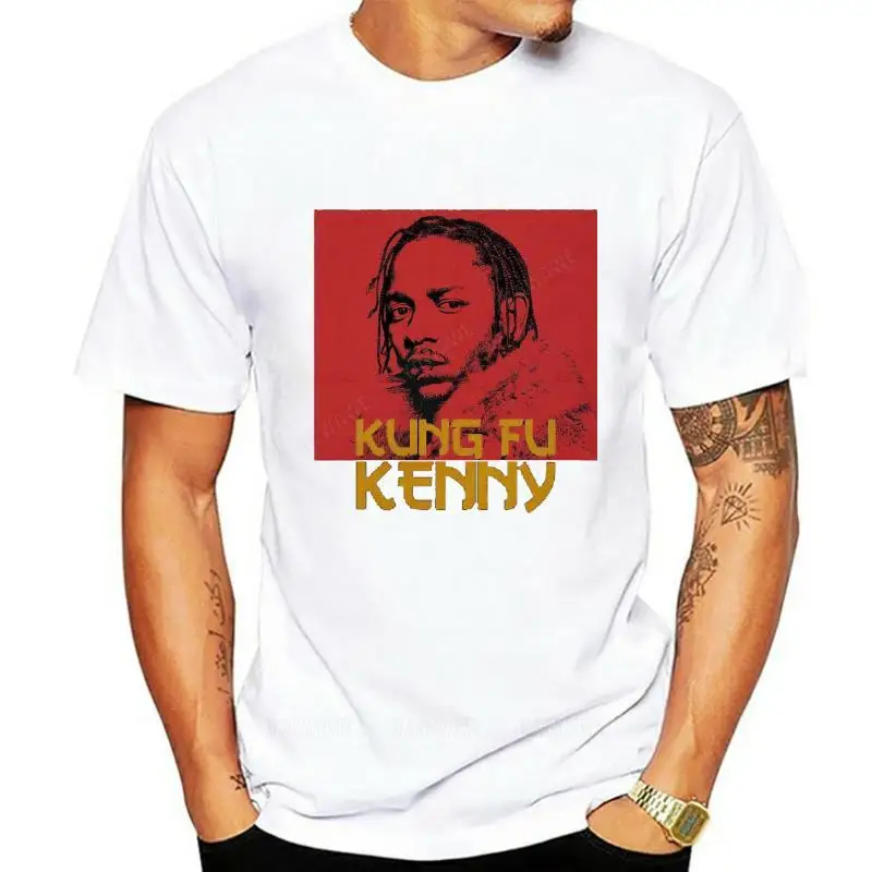 Мужская черная футболка с коротким рукавом Kendrick Lamar Kung Fu Kenny NEW DMN мужская