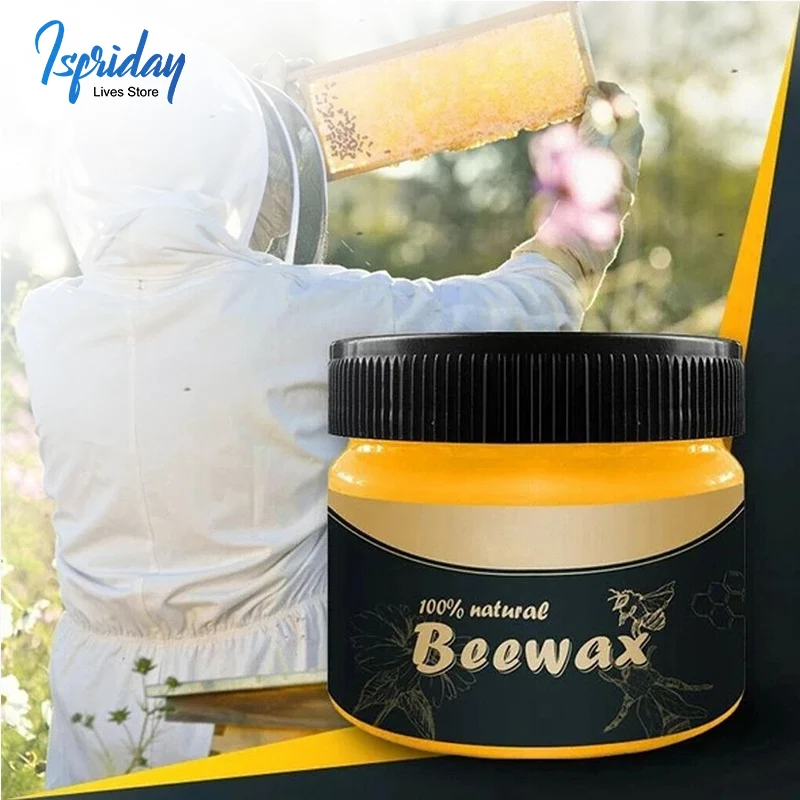 

Organic Natural Pure Wax Wood Seasoning Beewax Complete Solution Furniture Care Beeswax Home Cleaning Polishing Waterproof