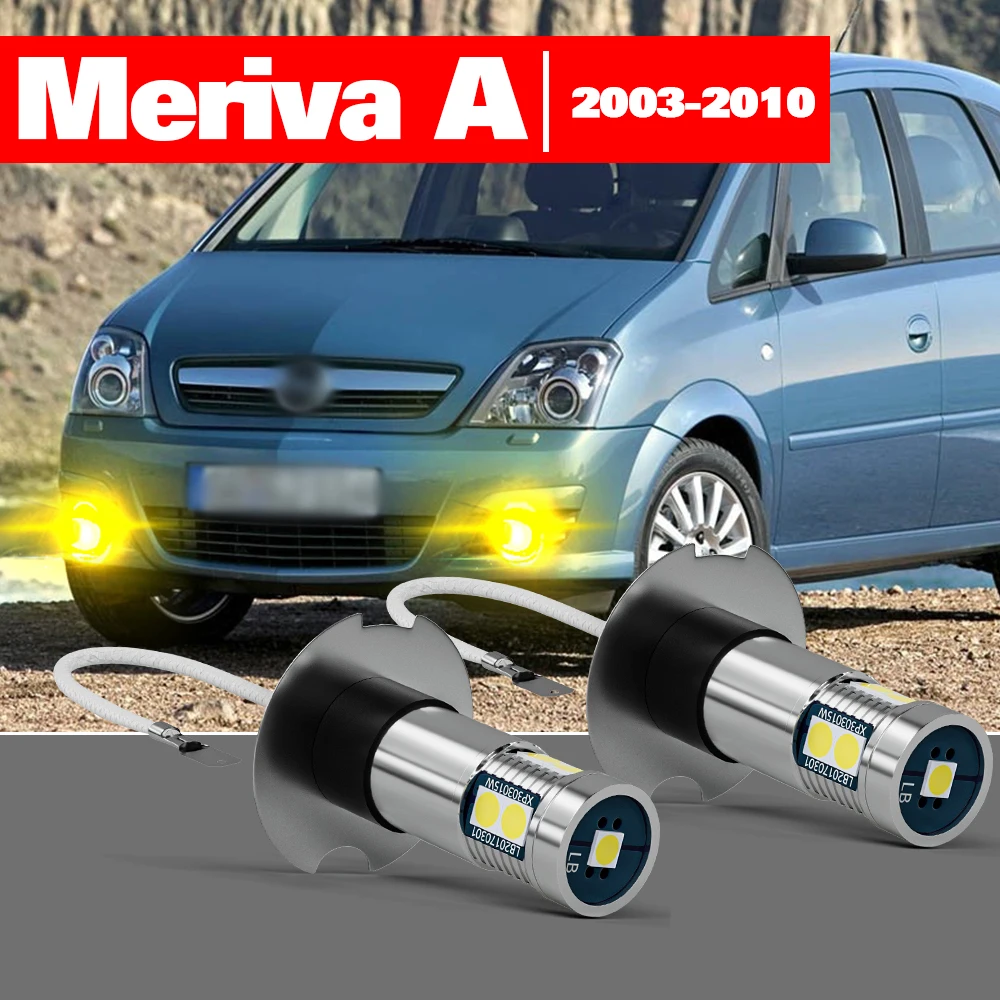 

For Opel Meriva A 2003-2010 Accessories 2pcs LED Fog Light 2004 2005 2006 2007 2008 2009