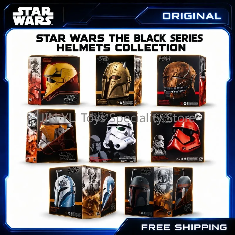 Фото Оригинальный шлем штурмовика из серии Star Wars The Black Series с звуковыми эффектами, маска Мандалорца, костюм на Хэллоуин, игрушки для косплея №2