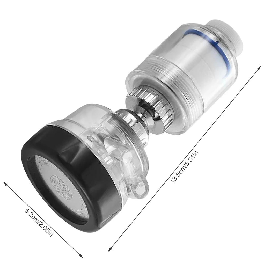 

Faucet Aerator Nozzle 360° Rotatable Water Tap Kitchen Faucet Filter Anti-Splash 3 Modes Adjustable Bubbler Bathroom Shower Head