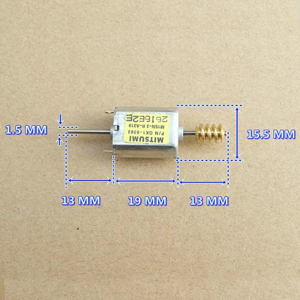 Микро электродвигатель Mitsumi 030 металлическая задняя крышка карбоновая щетка