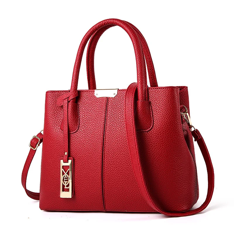 

CIKER Fashion Large Capacity Women's Bag High Quality PU Leather Shoulder Messenger Bag Retro Casual Shopping Handbag