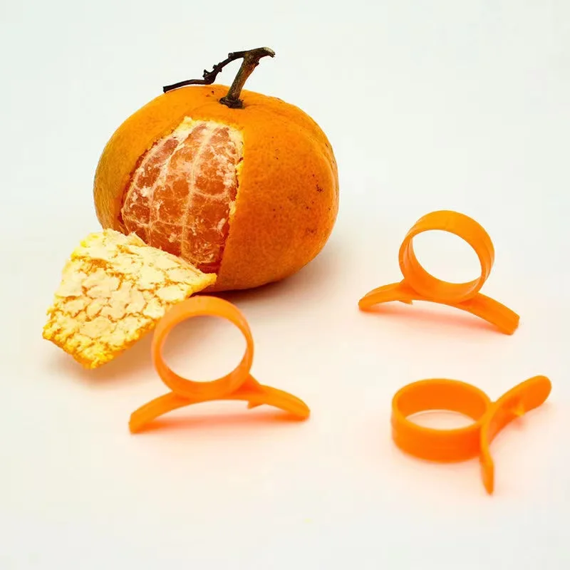 

1pc Ring Orange Peeler Kitchen Gadgets Cooking Tools Peeler Parer Finger Type Open Orange Peel Orange Device Fruit Peeling Tool