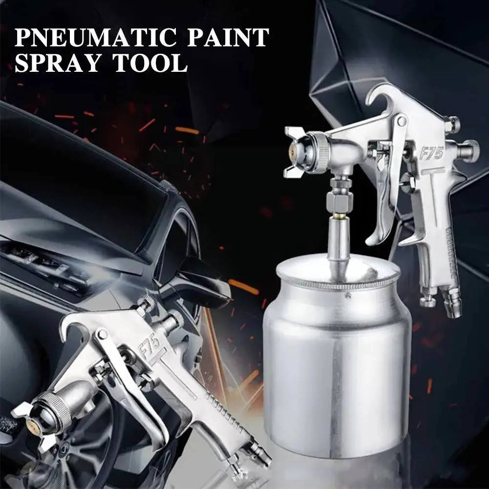 

High quality F75 Pneumatic Airbrush 1.5mm Nozzle Automotive Multifunction Spray Gun Tool Painting Q5O7