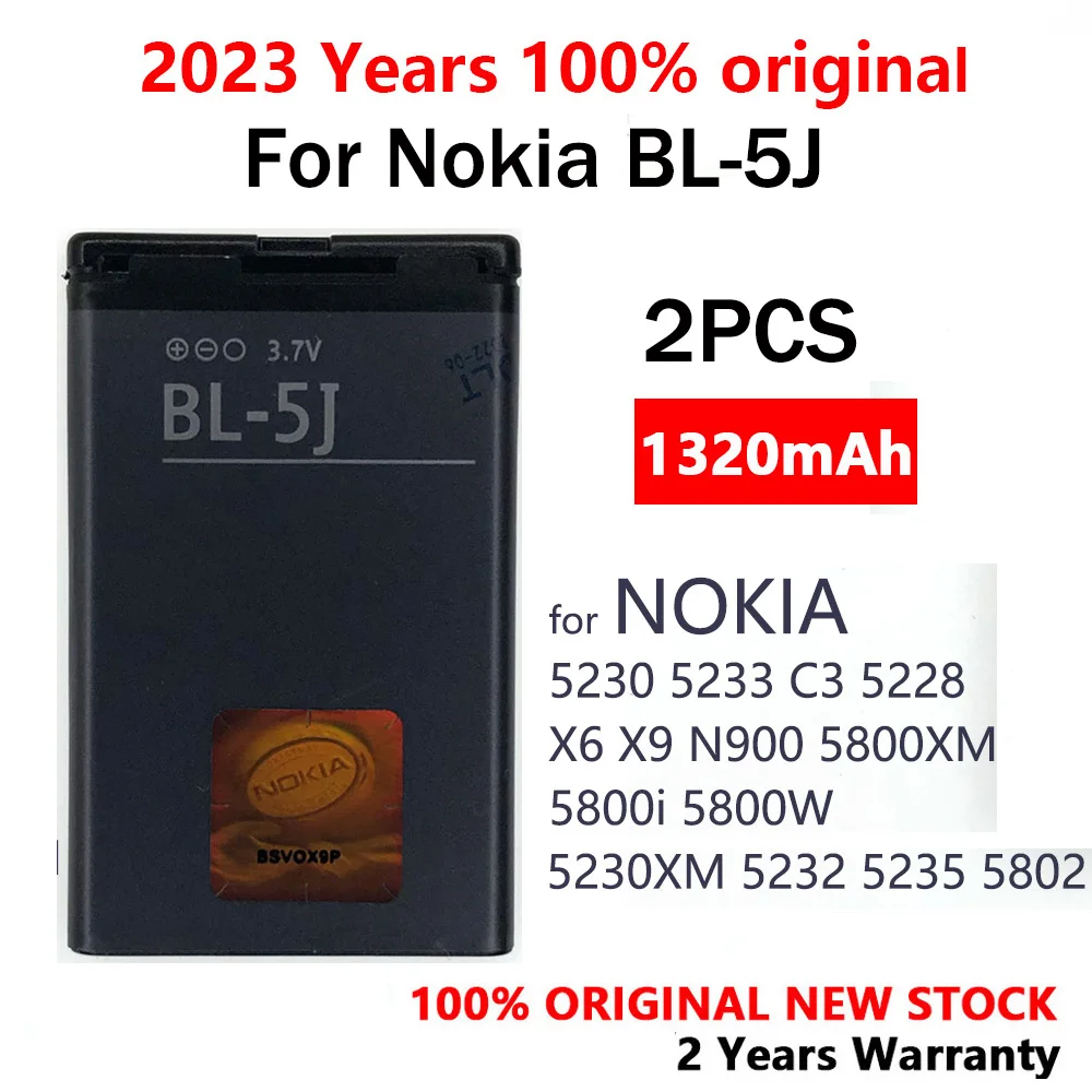 Новая батарея для телефона Nokia 5230 5233 5235 5800 3020 XpressMusic N900  C3 Lumia 520 525 530 5228 | AliExpress