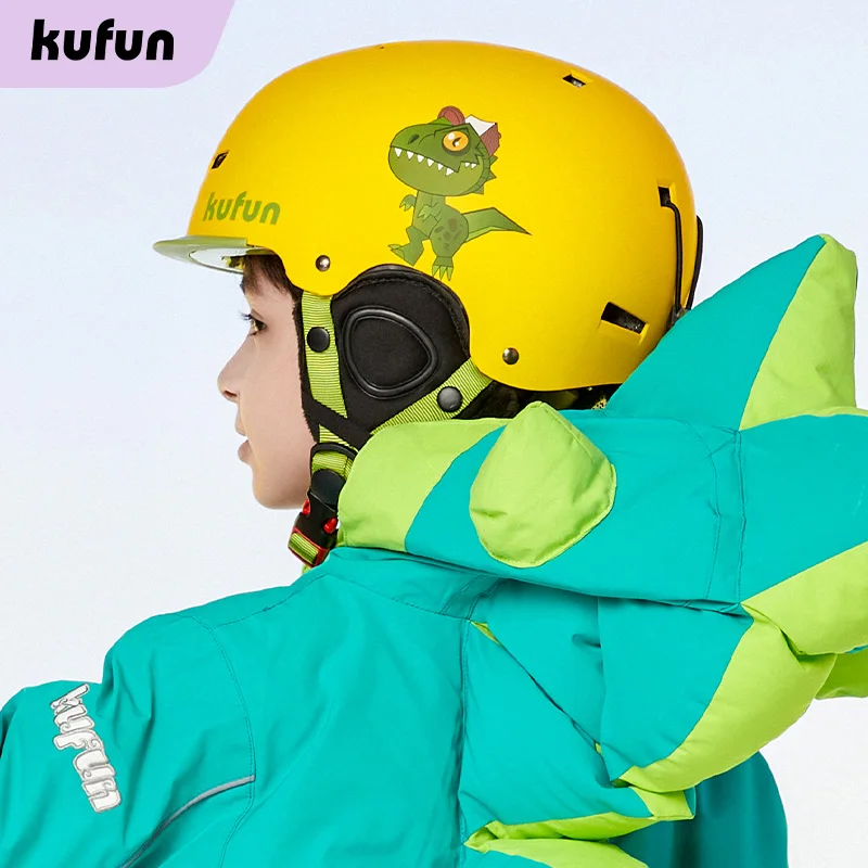 Фото KUFUN лыжный шлем, наушники, зимние зимние виды спорта, сноуборд, скейтборд, катание на коньках, милые животные, для женщин, для мужчин, для взрослых, детей, зимняя безопасность для детей №4