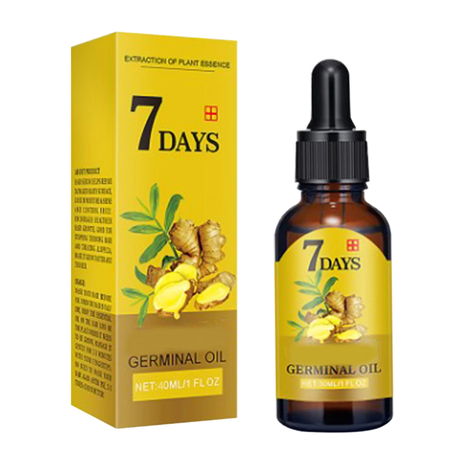 

40ml Ginger Hair Growth Oil Hair Growth Serum Anti Hair Loss Nourishing Liquid