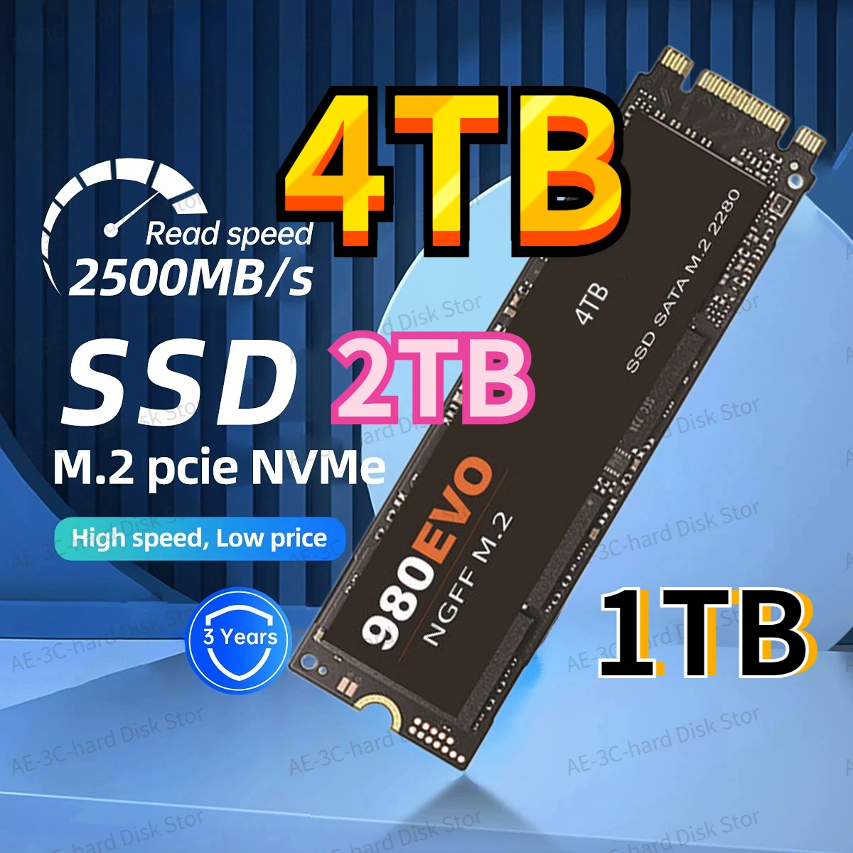 

Original 4TB 2TB M.2 SSD 2TB NGFF SSD hard Drive 980EVO NVMe pcie 1tb Hdd Hard Disk Internal Hard Disk For Laptop/Desktop/mac