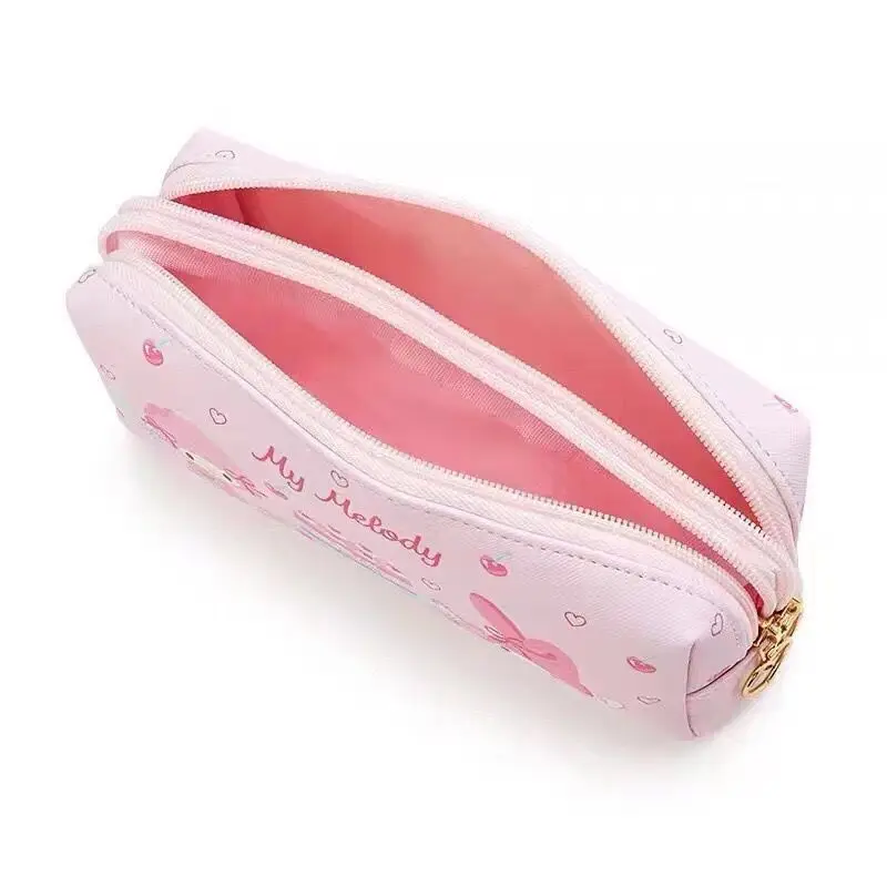 Cute Clow M Pencil Case Student Large Capacity Learning Stationery Case Pu Waterproof Stationery Sundries Organizing Bag