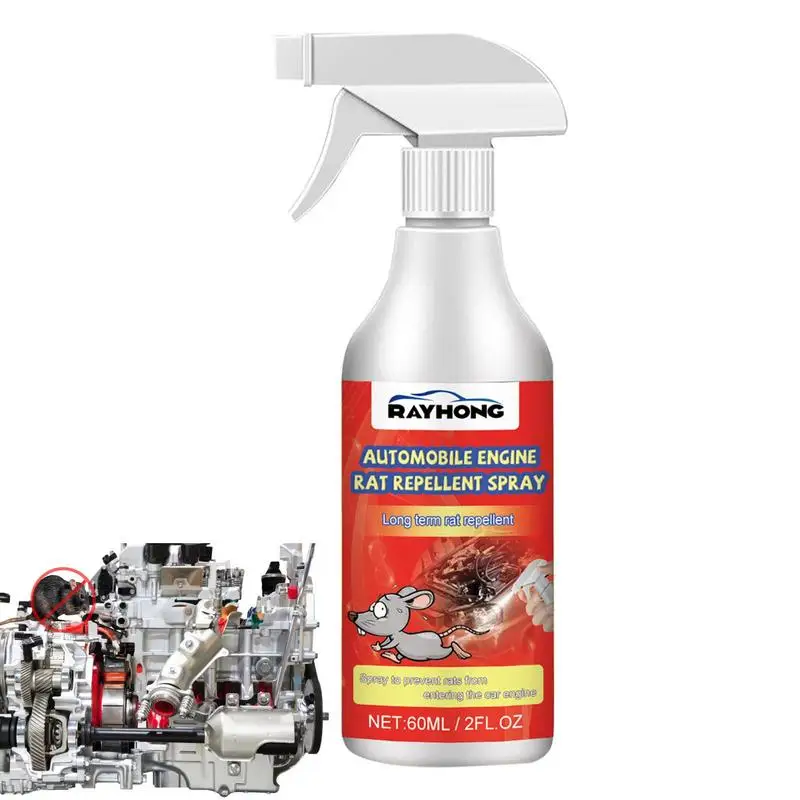 

Mouse Control Spray Power Automobile Engine Mouse Spray 60ml Conserve Ecosystems For Protecting Wires Cables Car Engines