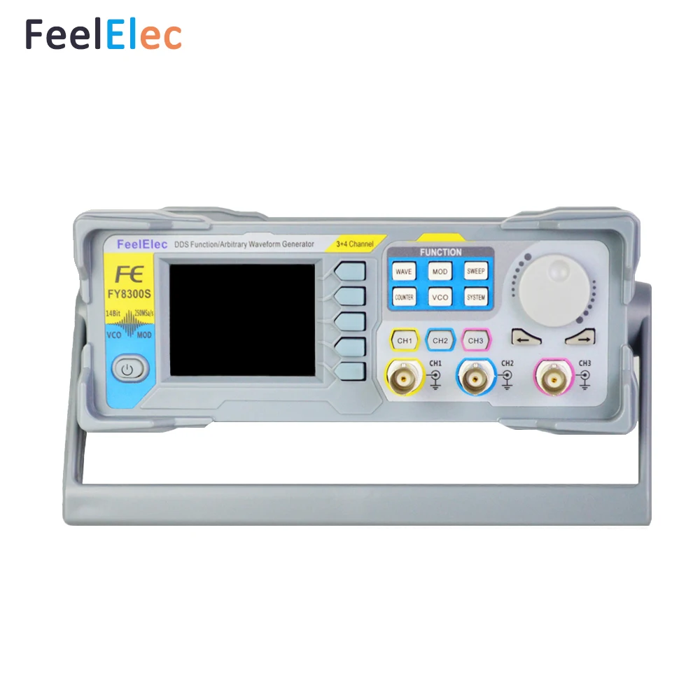 

FeelElec Signal Generator FY8300S-60Mhz Signal-Source-Frequency-Counter DDS Arbitrary Waveform Three-Channel