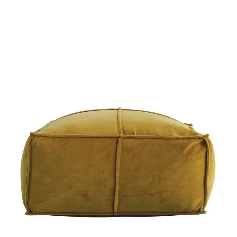 

Square Cotton Velvet Pouf