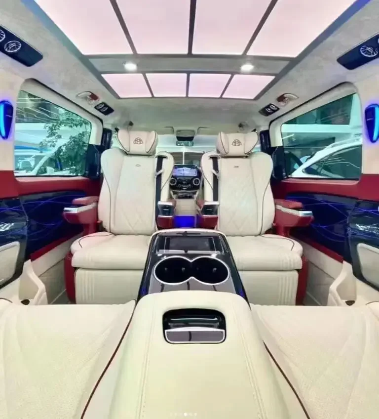 Роскошные автокресла с автоматическим преобразованием для Alphard van minibus W447 черные