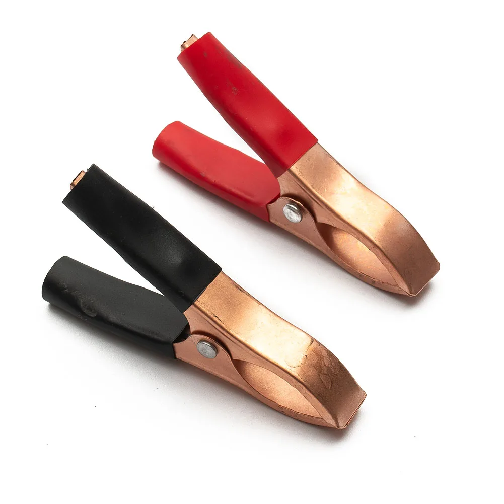 

30A Car Alligator Clips Battery Clamps Crocodile Clip Aligator Clips 75mm Handle Test Probe Metal Alligator Clips Connector Conn