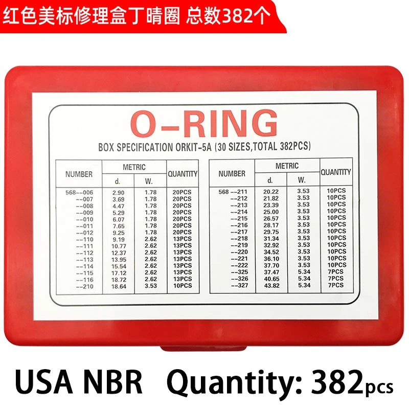 

Комплект уплотнительных колец NBR O Ring Gasket