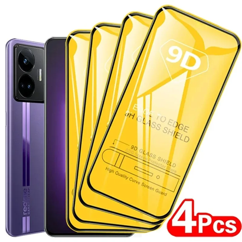 Защитное стекло для экрана с полным покрытием Realme GT NEO 5 3T 2T 2 Pro Master 9D закаленное Narzo