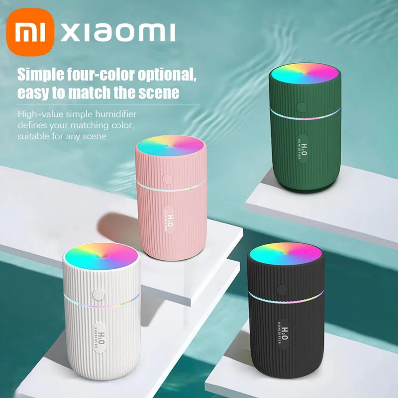 

Увлажнитель воздуха Xiaomi компактный со светодиодной лампой и USB