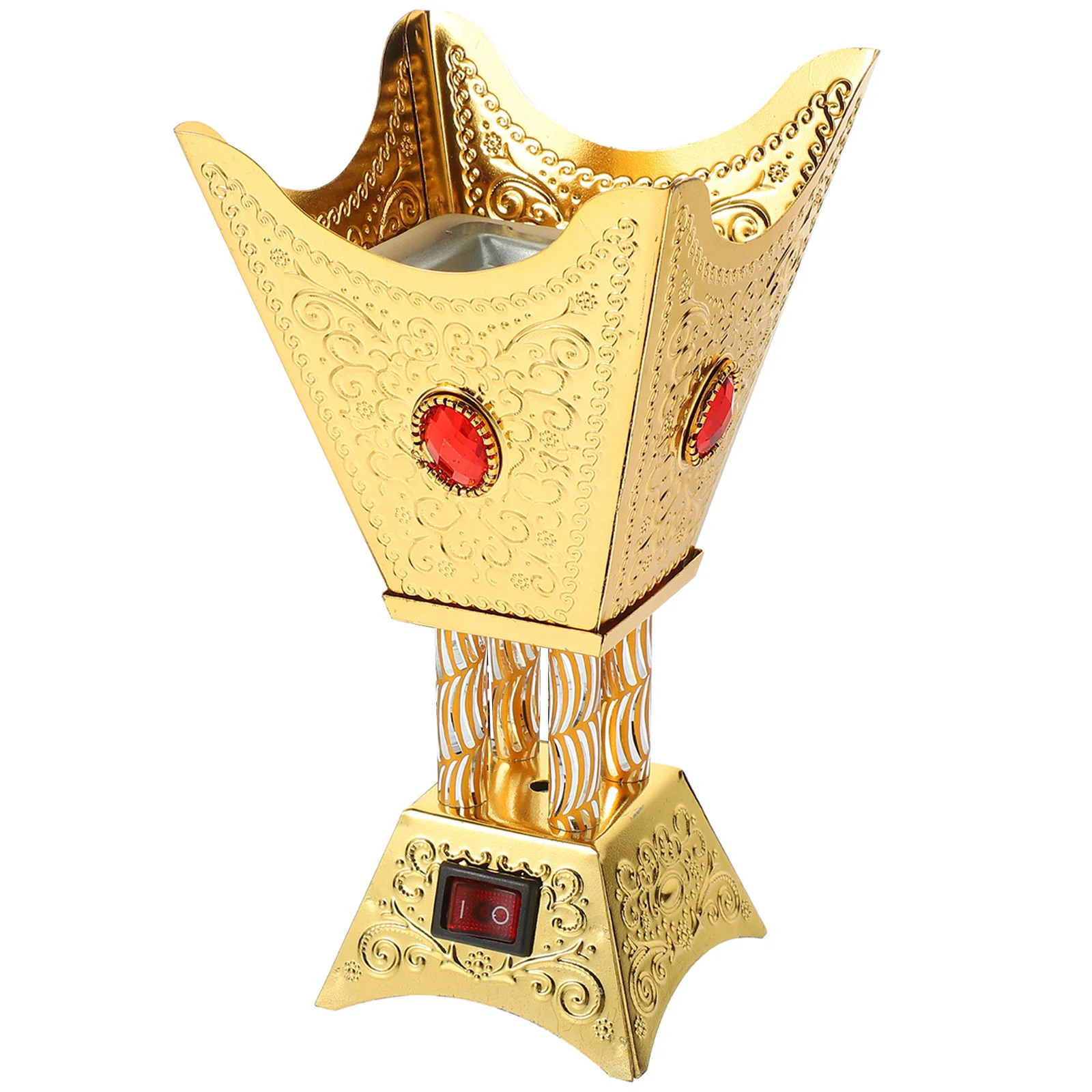 

Plug-in Electric Burner Retro Censer Home Decor Holder Decorations Centerpiece Bakhoor