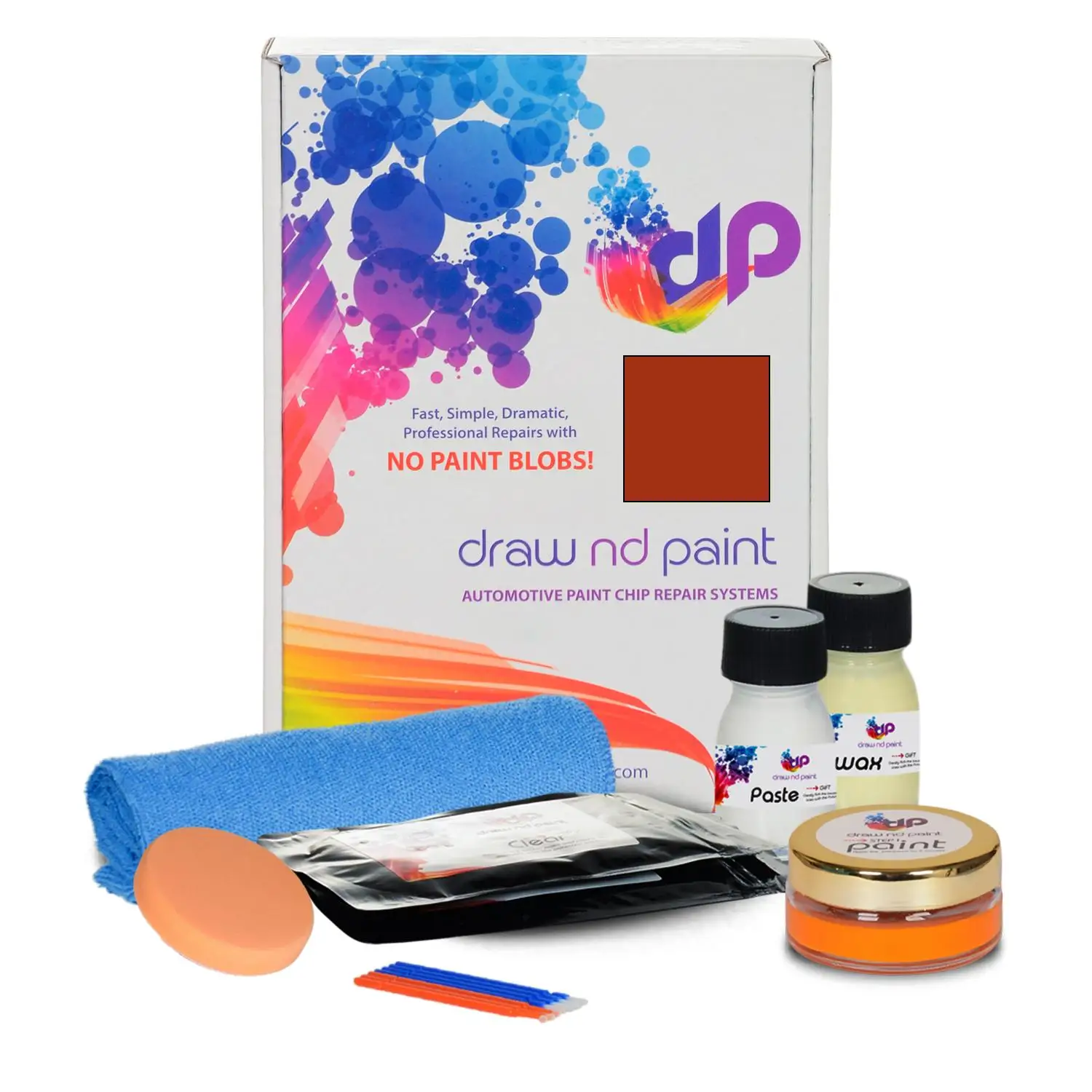 

DrawndPaint compatible with Lotus Automotive Touch Up Paint - CHILLI RED PEARL - B118 - Essential Care