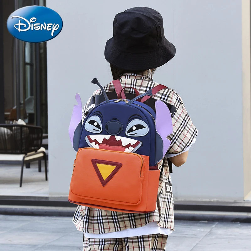 

Disney Stitch Cute Kids Backpack Back To School Pack Travel Girls Mochila Kawaii Kindergarten Prepare For New Semester Schoolbag