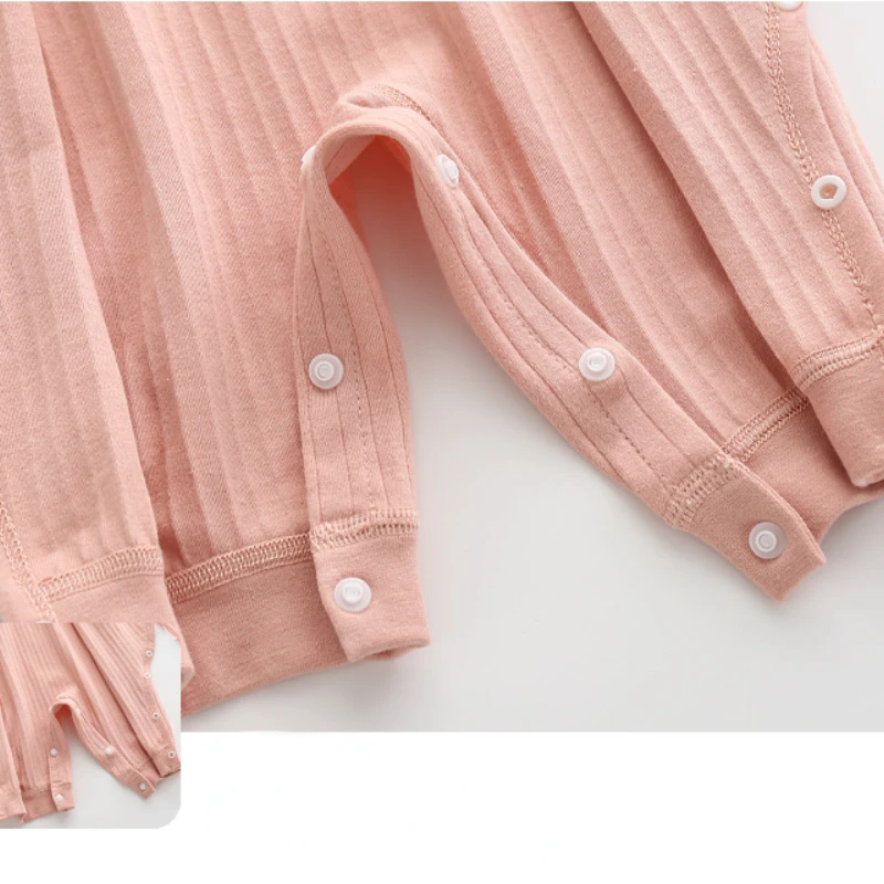 Spring Autumn Baby Jumpsuit Newborn Baby Clothes Rompers Kids Long Sleeve Underwear Cotton Romper 0-6 Months