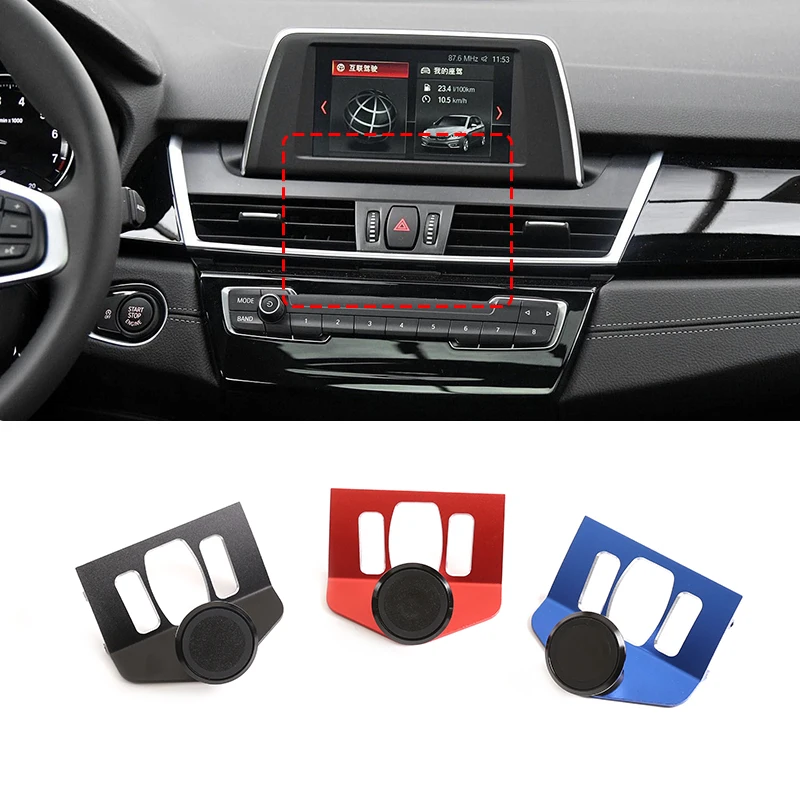 

For BMW 2 Series F45 F46 Gran Active Tourer 2015-2018 3 Colors Aluminum alloy Mobile Phone Holder Navigation Bracket