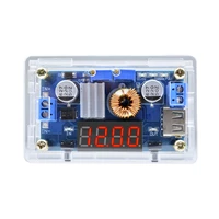 5a cccv power step down battery charge module led driver usb voltmeter ammeter voltage regulator power supply board with case
