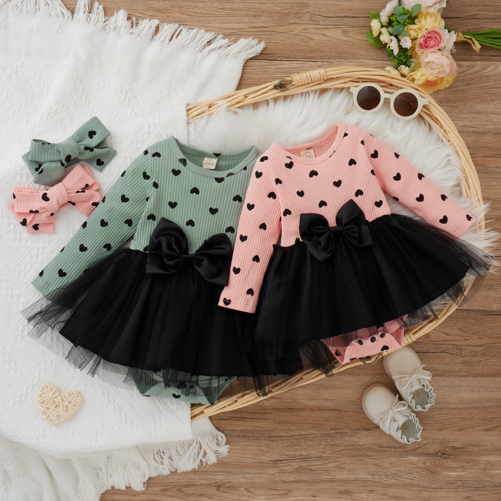 2 шт. Детский комбинезон с длинным рукавом на возраст 0-12 месяцев |